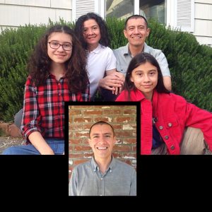 Photo of William Garcia and his family